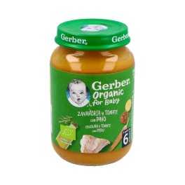 Gerber Organic Zanahoria y Tomate con Pavo 190g