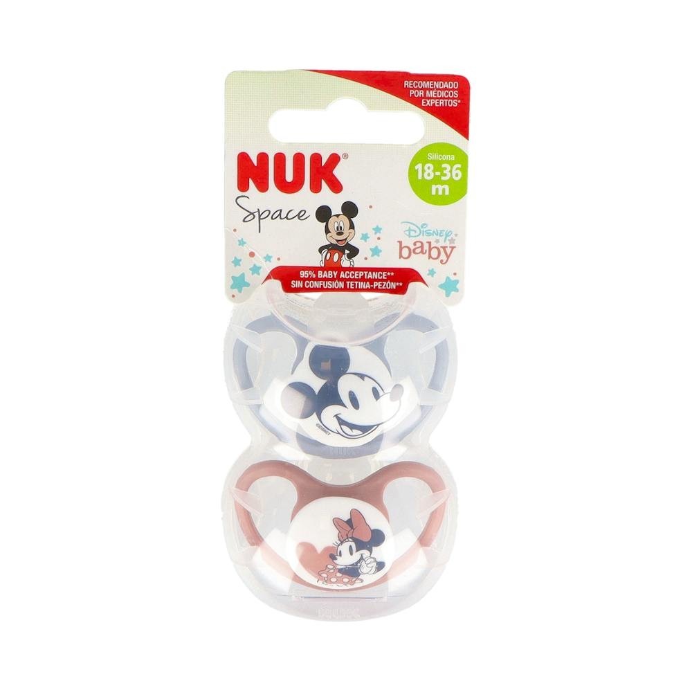 Nuk Space Chupete Silicona Minnie 18-36M 2uds