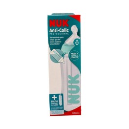 Nuk Biberón Anti Cólicos Silicona 0-6m 300ml