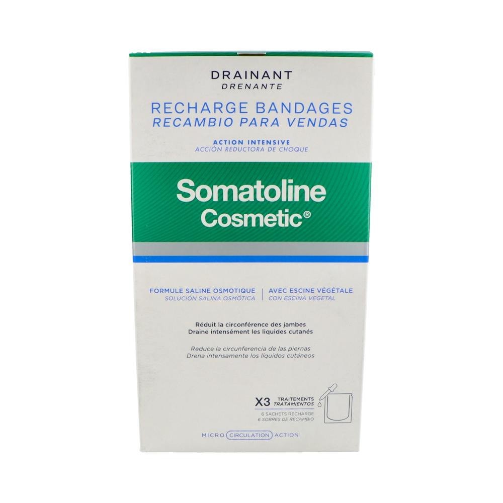 Somatoline Cosmetic Recambio Para Vendas Drenantes 6uds