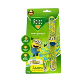 Relec Pulsera Antimosquitos Con Citronela Minions Amarillo