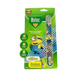 Relec Pulsera Antimosquitos Con Citronela Minions Azul