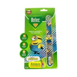 Relec Pulsera Antimosquitos Con Citronela Minions Azul