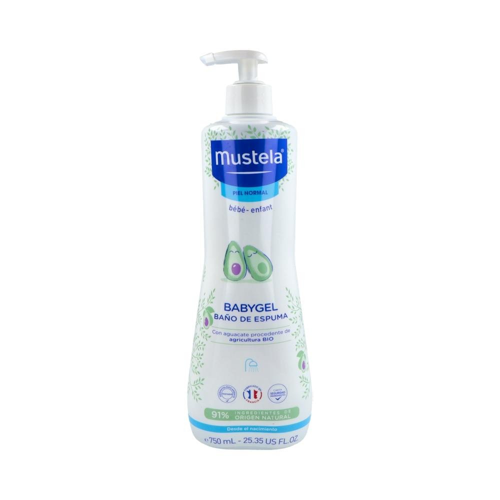 Mustela Babygel Baño Espuma con Aguacate Bio 750ml