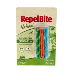 Repel Bite Natural Pulsera con Citronela Ajustable 3uds