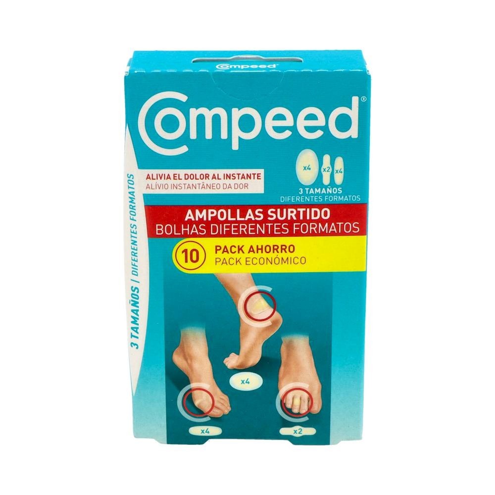 Compeed Ampollas Surtido 3 Tamaños 10uds