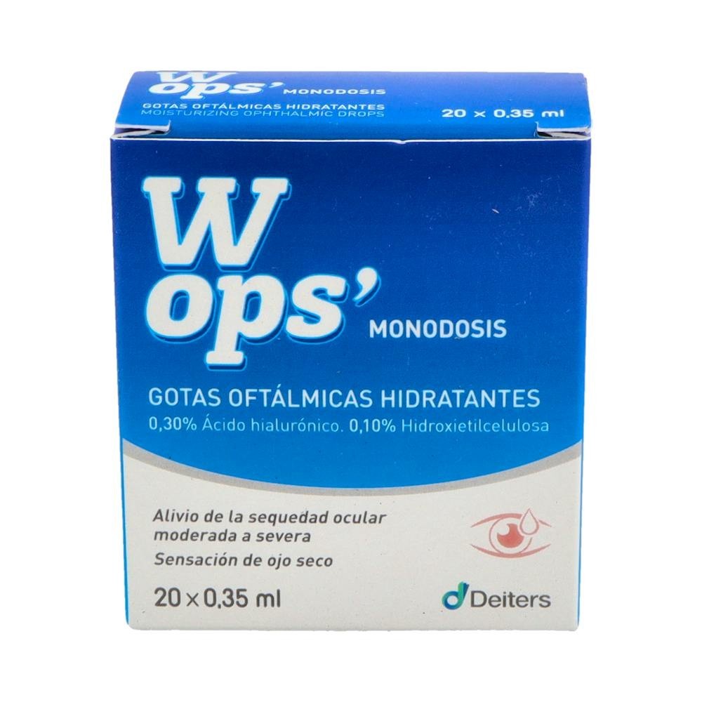 Wops Gotas Oftálmicas Hidratantes 20uds