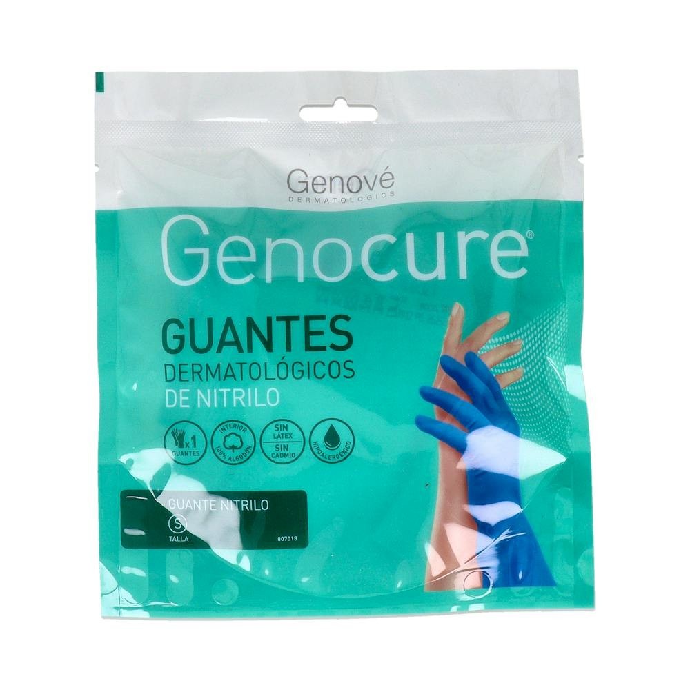 Genové guantes vinilo T-pequeña 2uds