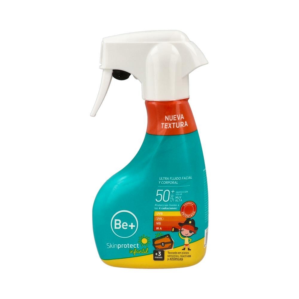 Be+ Skinprotect Infantil Ultra Fluido Facial Corporal SPF50+ Spray 250ml