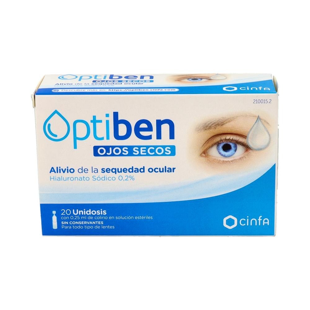 Optiben Ojos Secos 20 ampollas unidosis 0,25ml
