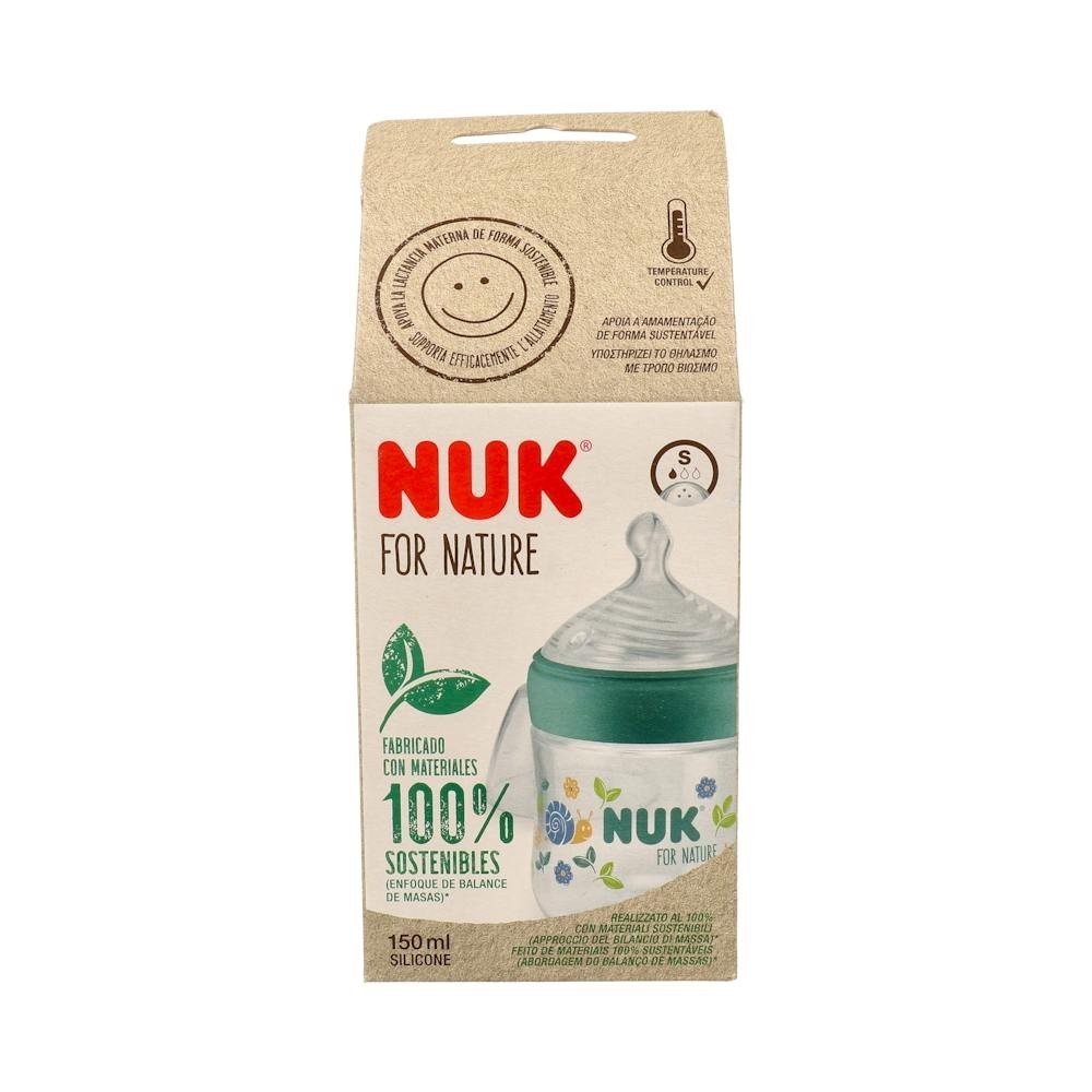 Nuk For Nature Biberón Silicona Talla S 150ml 1ud