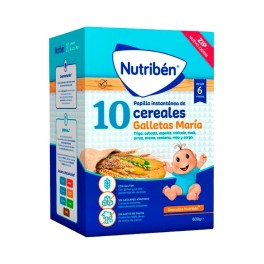 Nutriben 10 Cereales Galleta Maria 600g