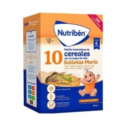 Nutriben 10 Cereales Miel Galleta 600g