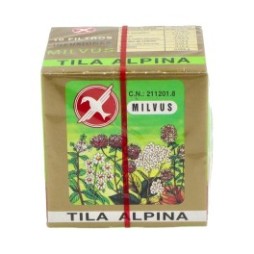 Milvus Tila Alpina infusiones 10 bolsas