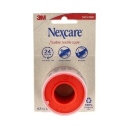 Nexcare Esparadrapo Tela Flexible Tan Color 4,2mx2,5mm