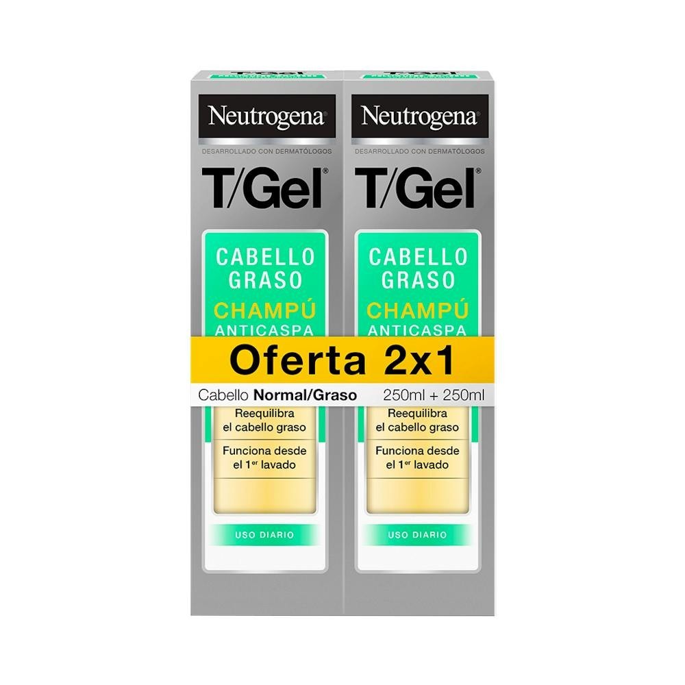 Neutrogena T/Gel Champú Anti-Caspa Graso 250ml