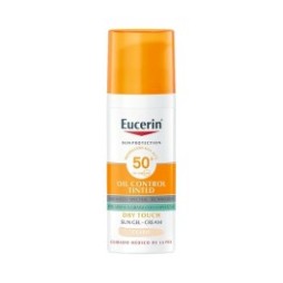 Eucerin Sun Oil Control Dry Touch Gel-Crema Tono Claro SPF50+ 50ml