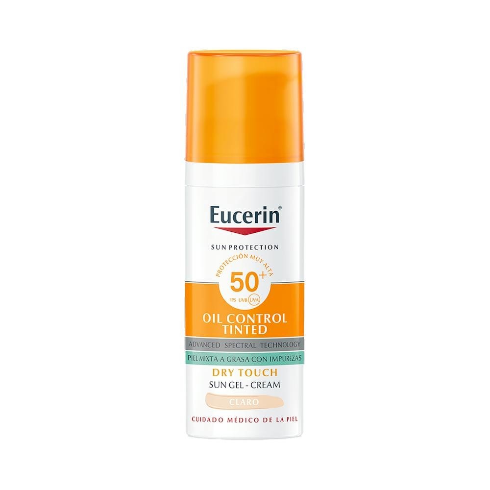 Eucerin Sun Oil Control Dry Touch Gel-Crema Tono Claro SPF50+ 50ml