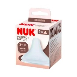 Nuk Perfect Match Tetina Silicona Anticólico Flujo M 2uds