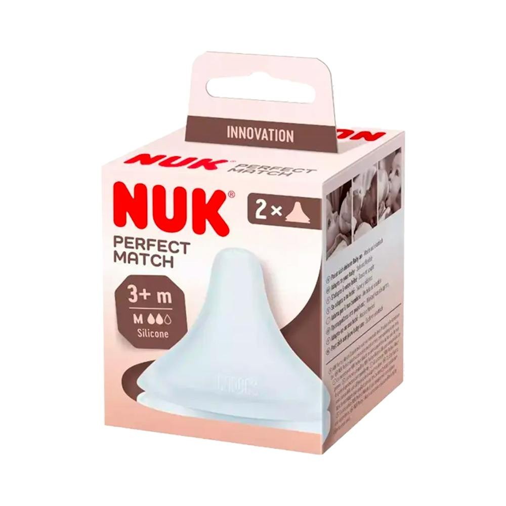 Nuk Perfect Match Tetina Silicona Anticólico Flujo M 2uds