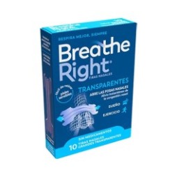 Breathe Right Transparentes Talla Grande 10uds