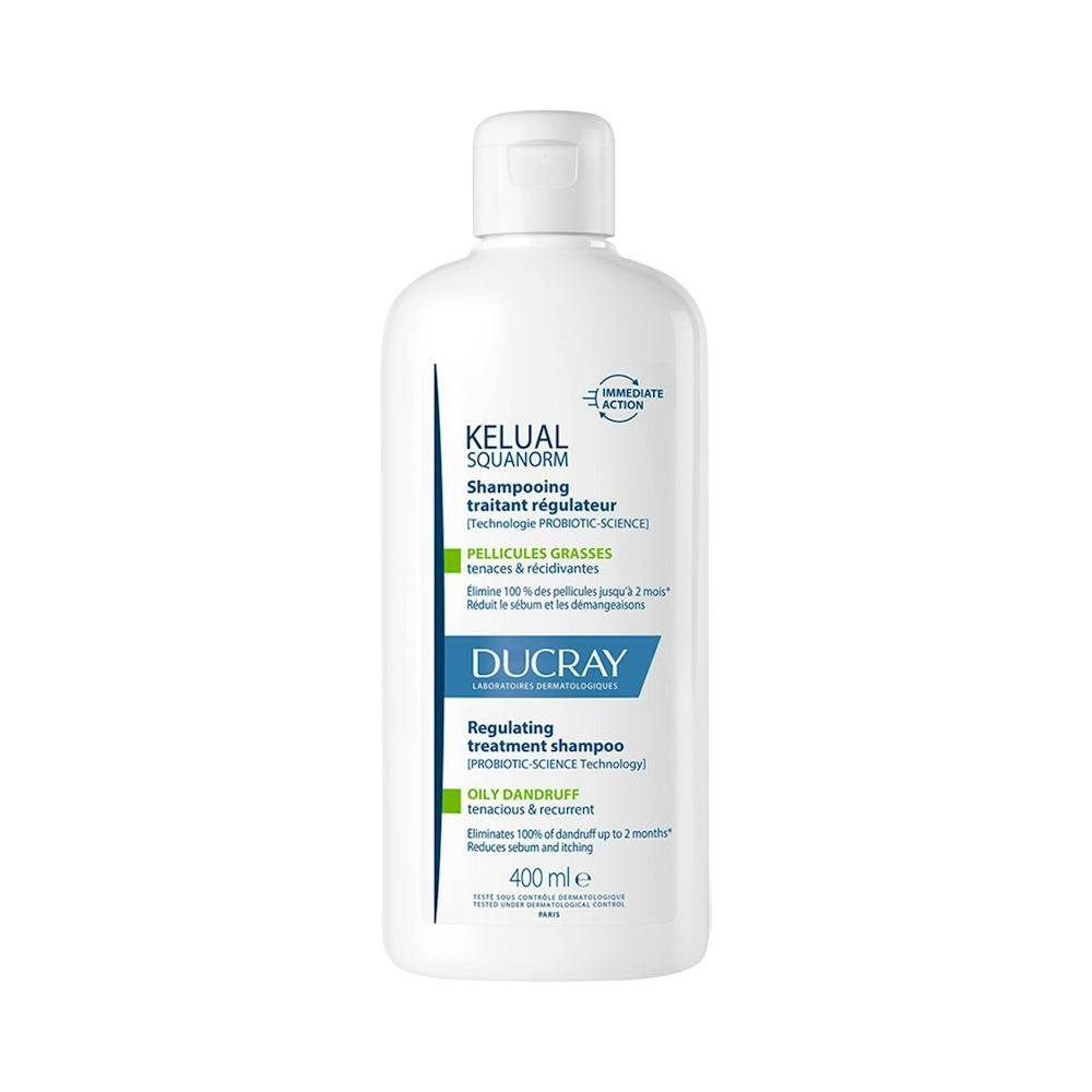Ducray Kelual Squanorm Champú Anticaspa Caspa Grasa 400ml