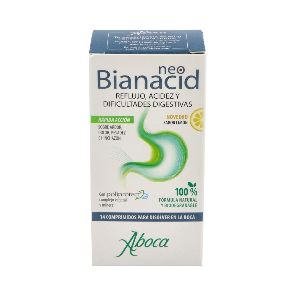 Aboca Neobianacid Sabor Limón 14comp