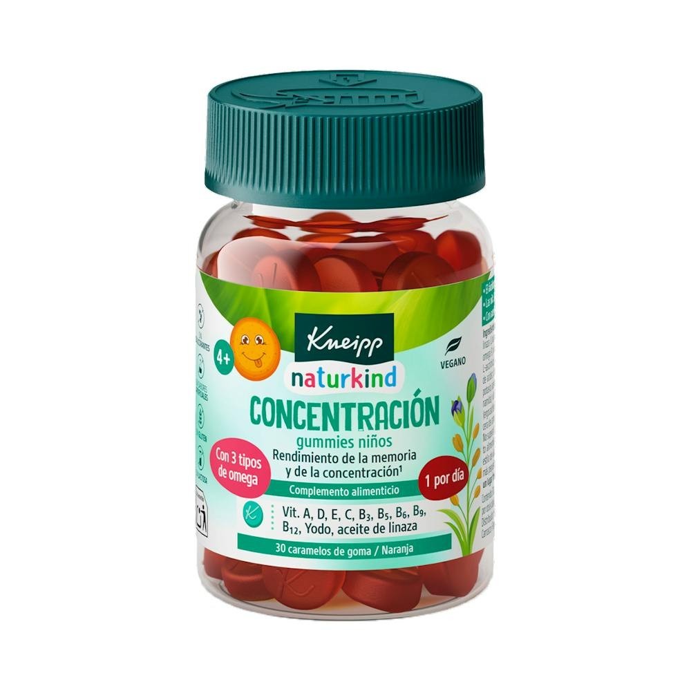 Kneipp Naturkind Concentración Niños 30 gummies