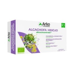 Arkopharma Arkofluido Alcachofa - Hinojo Ultraconcentrado 20ampollas