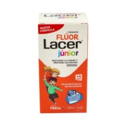 Lacer Júnior Colutorio Semanal Flúor Fresa 100ml