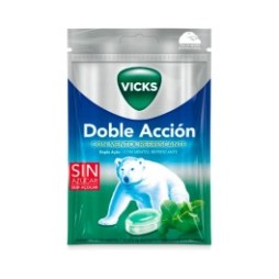 Vicks Praims Caramelos Doble Acción Mentol Refrescante 72g