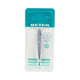 Beter pinza depilación cromada recta 7,2cm 1ud