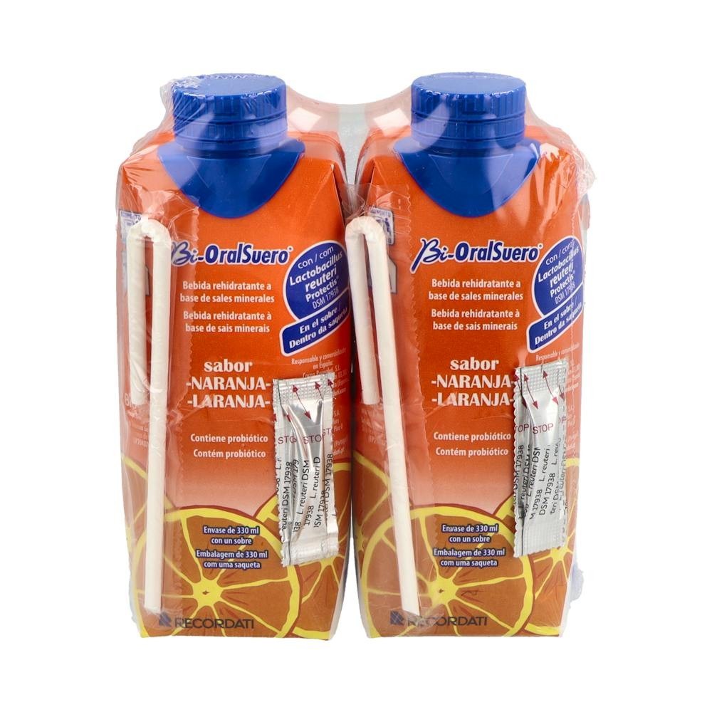 Bi-Oralsuero naranja 2x330ml