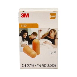 3M tapones para el ruido de poliuretano 2 pares