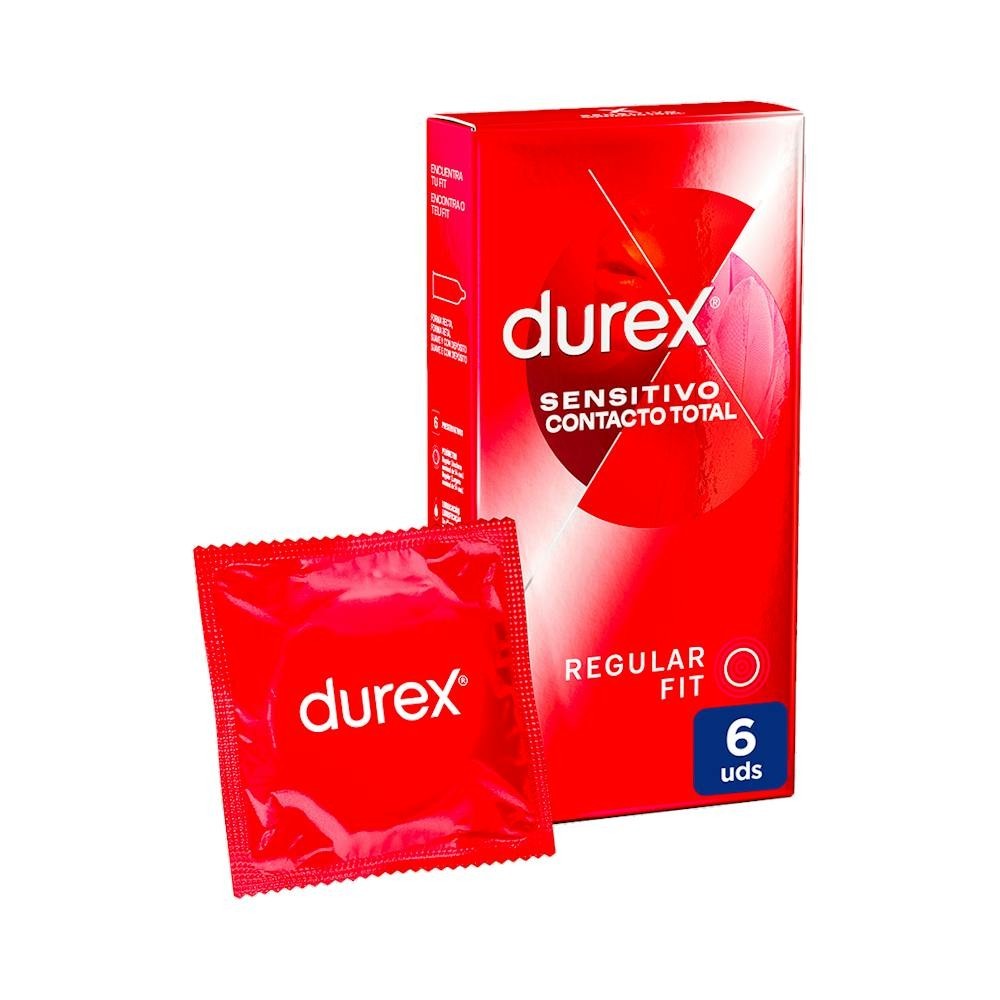 Durex Sensitivo Contacto Total Preservativos 6uds