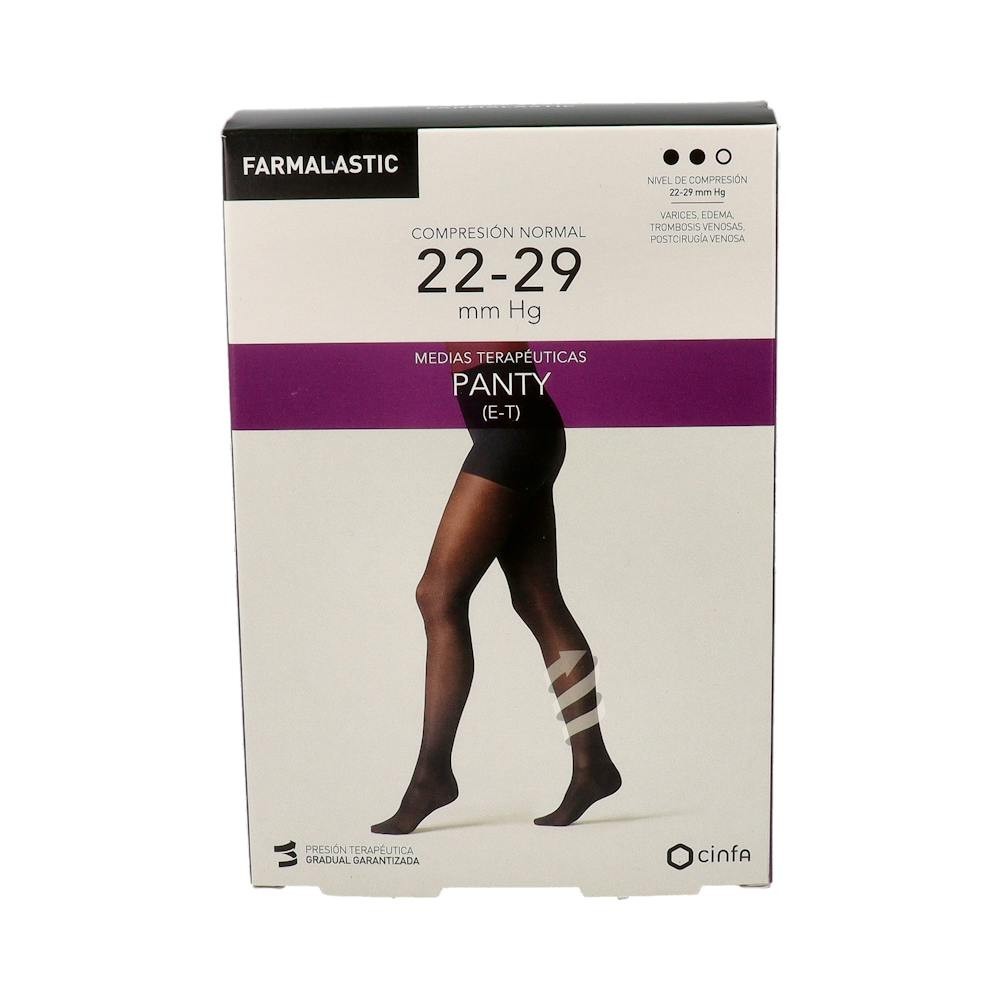 Farmalastic panty-media hasta la cintura (E-T) compresión normal T-reina plus camel
