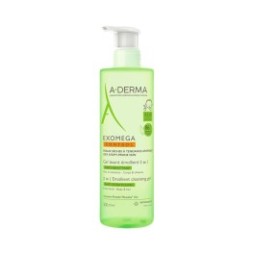 A-Derma Exomega Gel Limpiador Emoliente 2en1 500ml
