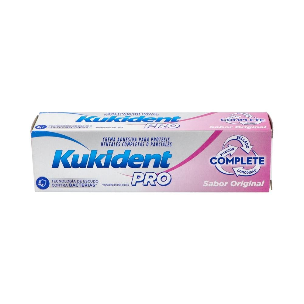 Kukident Pro Complete crema adhesiva sabor fresco 47g
