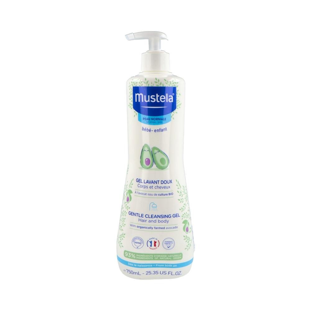 Mustela Gel de Baño Suave con Aguacate BIO 750ml