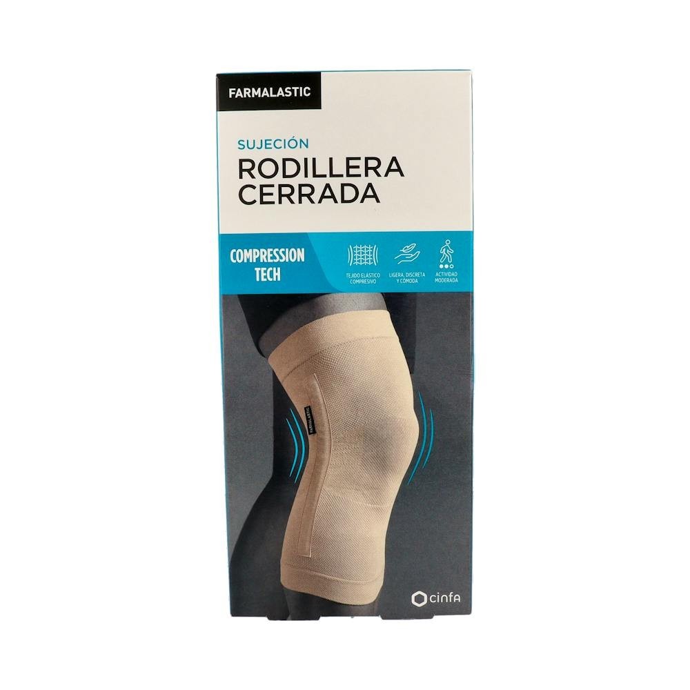Farmalastic Rodillera Cerrada Compression Tech Talla Pequeña