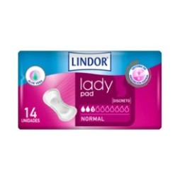 Lindor Lady Pad Compresas Normales 12uds