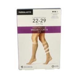 Farmalastic Media Corta (A-D) Comp Normal Beige T-M 1 Par