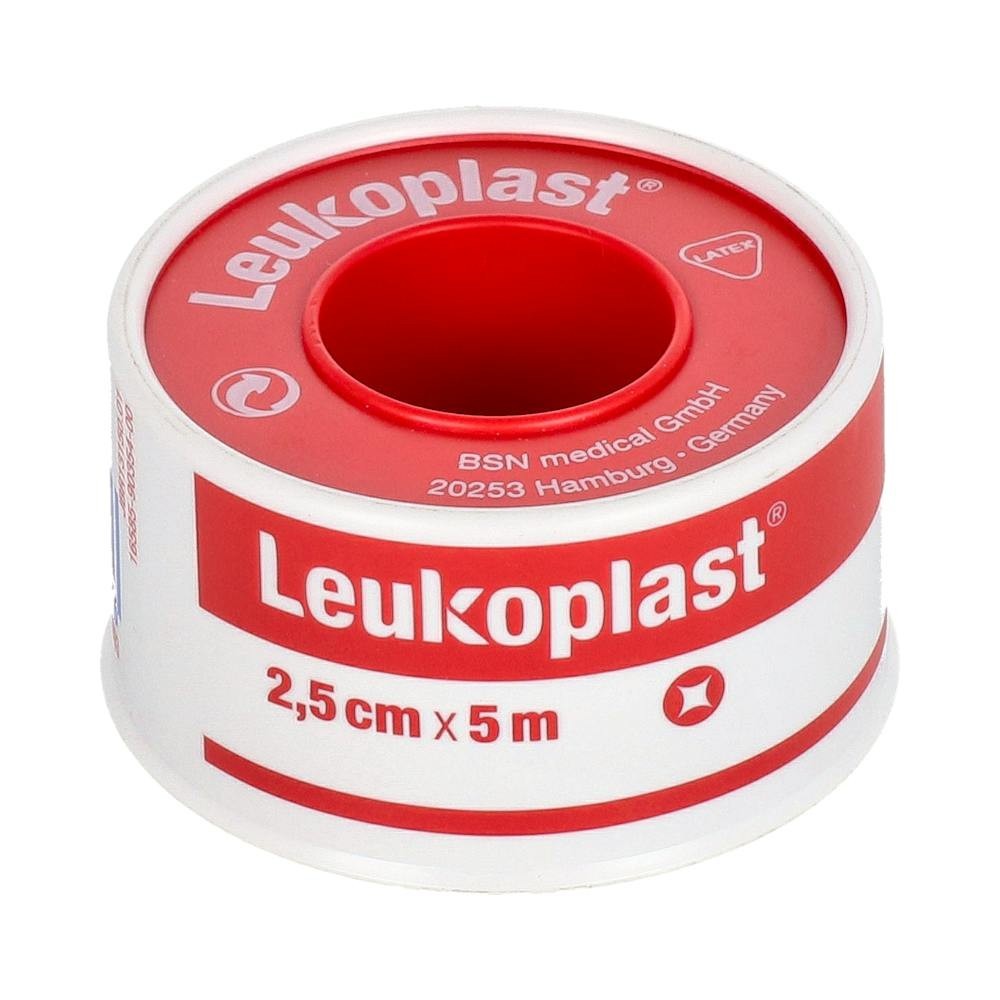 Leukoplast esparadrapo color carne 5mx2,5cm 1ud
