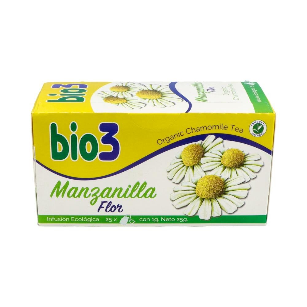 Bio3 manzanilla flor infusión 25 filtros