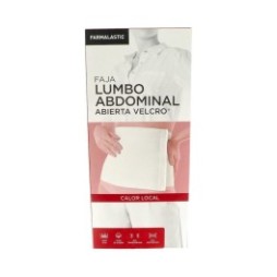 Farmalastic faja lumbar beige velcro T-1 1ud