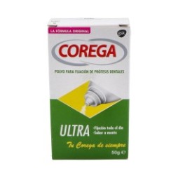 Corega ultra adhesivo polvo 50g