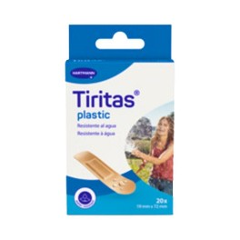 Tiritas plástico sobre 20uds