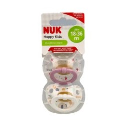 Nuk Star Kit Chupetes Silicona T3 18-36m  2uds
