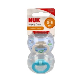 Nuk chupete anatómico silicona talla 1 2uds