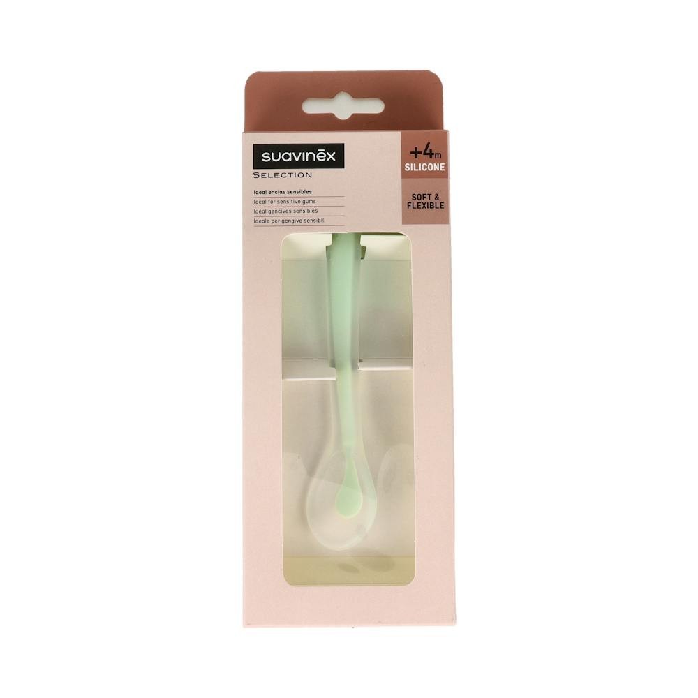 Suavinex Cuchara Infantil de Silicona +4m 1ud
